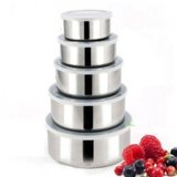 Set caserole inox cu capac